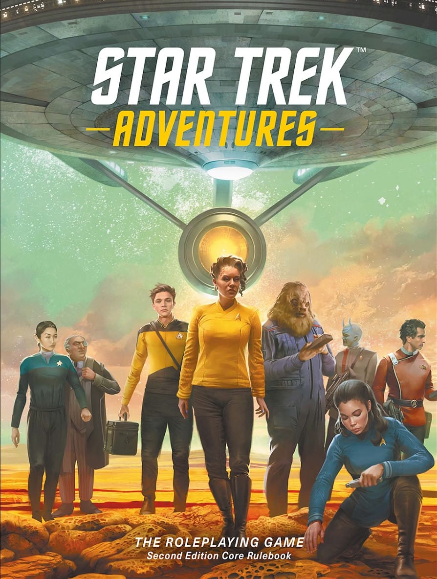 Star Trek Adventures the roleplaying game, second edition core rulebook cover, from Modiphius