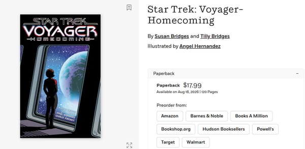 Star Trek Voyager homecoming trade paperback preorder